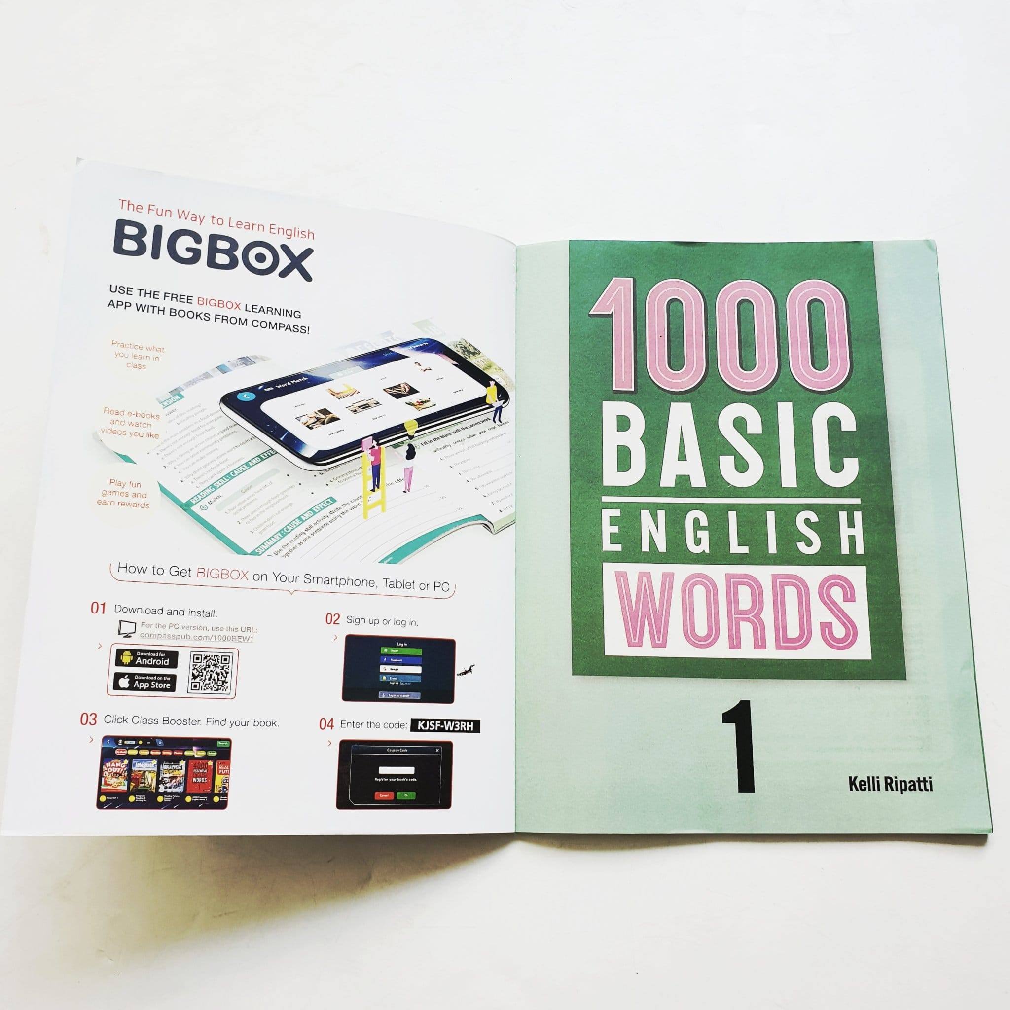 ( Sách nhập khẩu) 1000 Basic english words- 4 quyển
