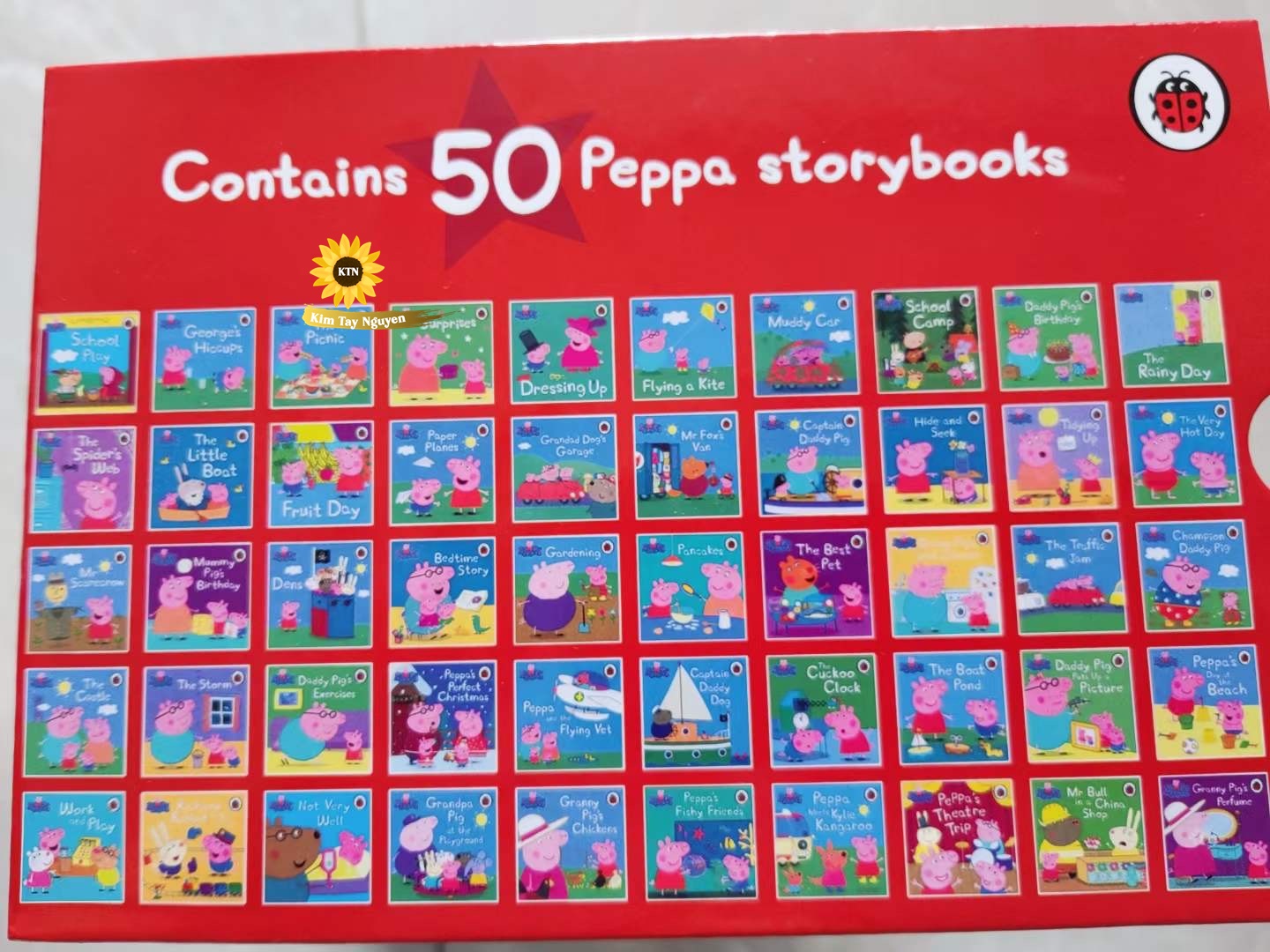 Bộ Peppa ĐỎ - The Amazing Peppa Pig Collection( SÁCH NHẬP KHẨU)