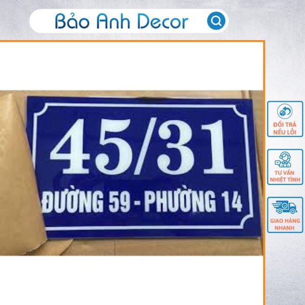 BIỂN SỐ PHÒNG - SỐ NHÀ ĐẸP