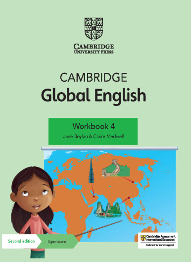 53A.4.1+53A.4.2 Cambridge Global English 2nd 4 (SB+WB) lazer (161/121)