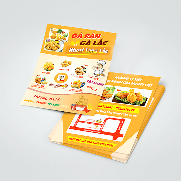 TỜ RƠI QUẢNG CÁO B5