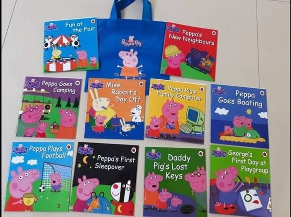 Bộ Peppa Pig 10 quyển túi vải