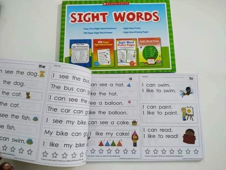 Sight Word bản in gộp