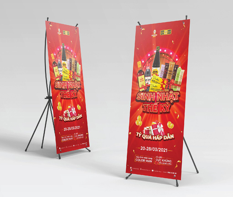 STANDEE THƯỜNG 60X160cm