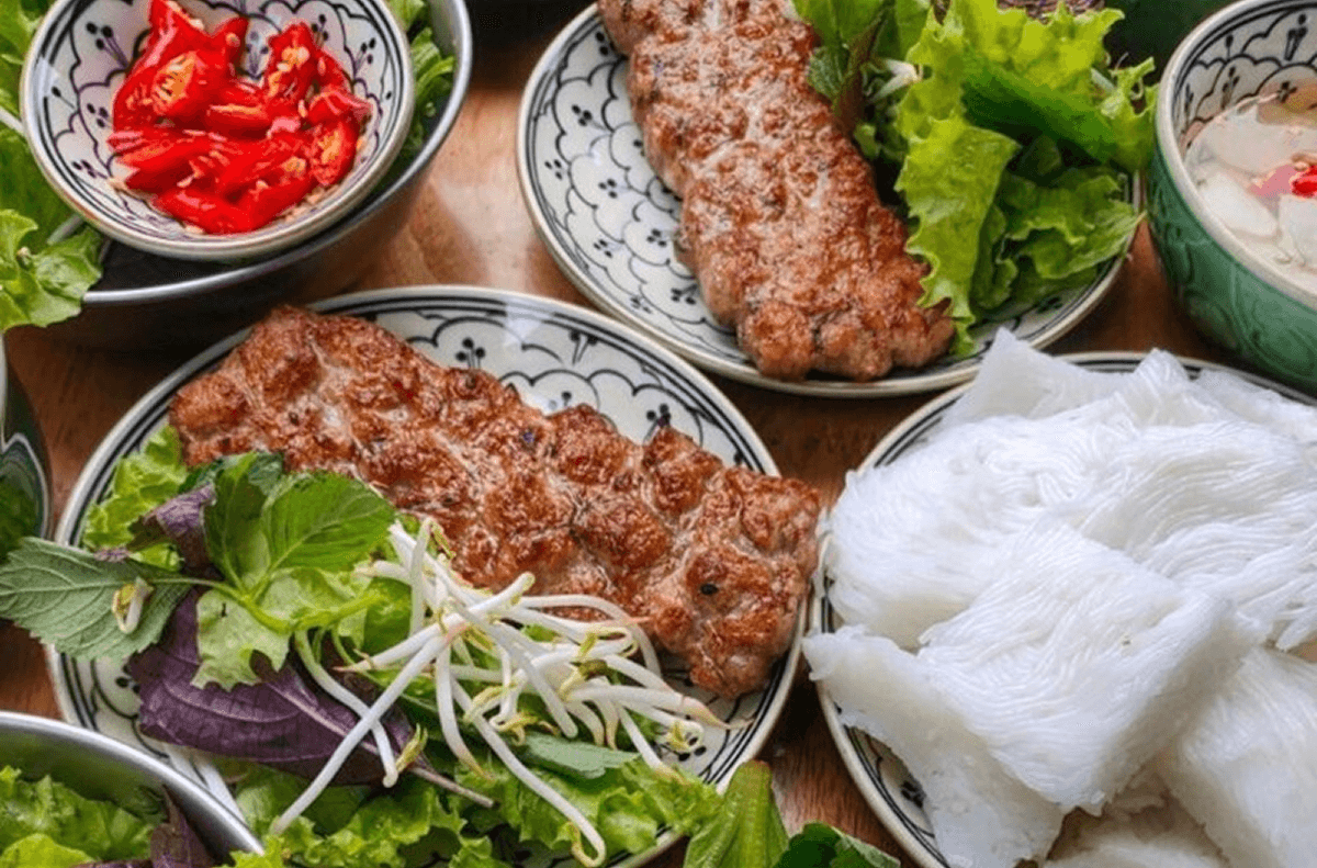 Bún chả quạt