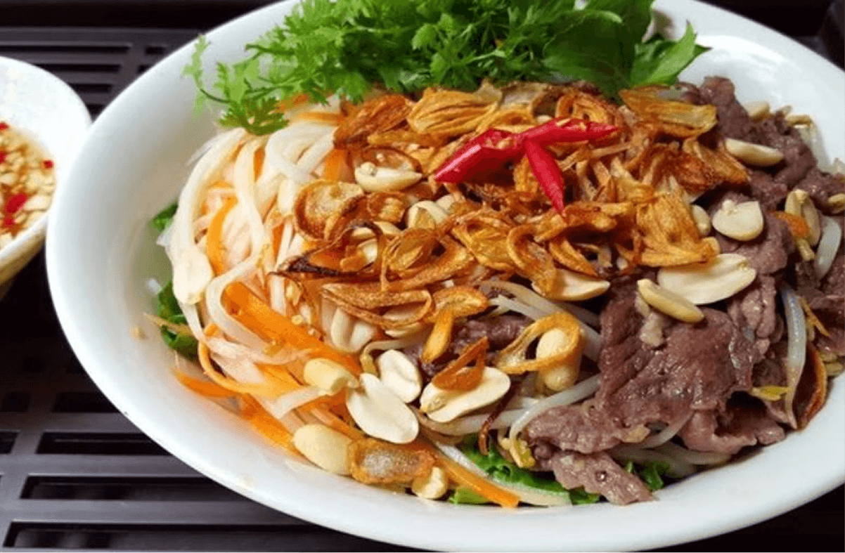 Bún trộn