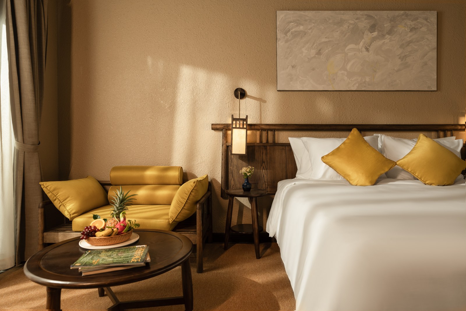 Phòng giường đôi Oasis Deluxe tại Jiva Hoa Lu Retreat