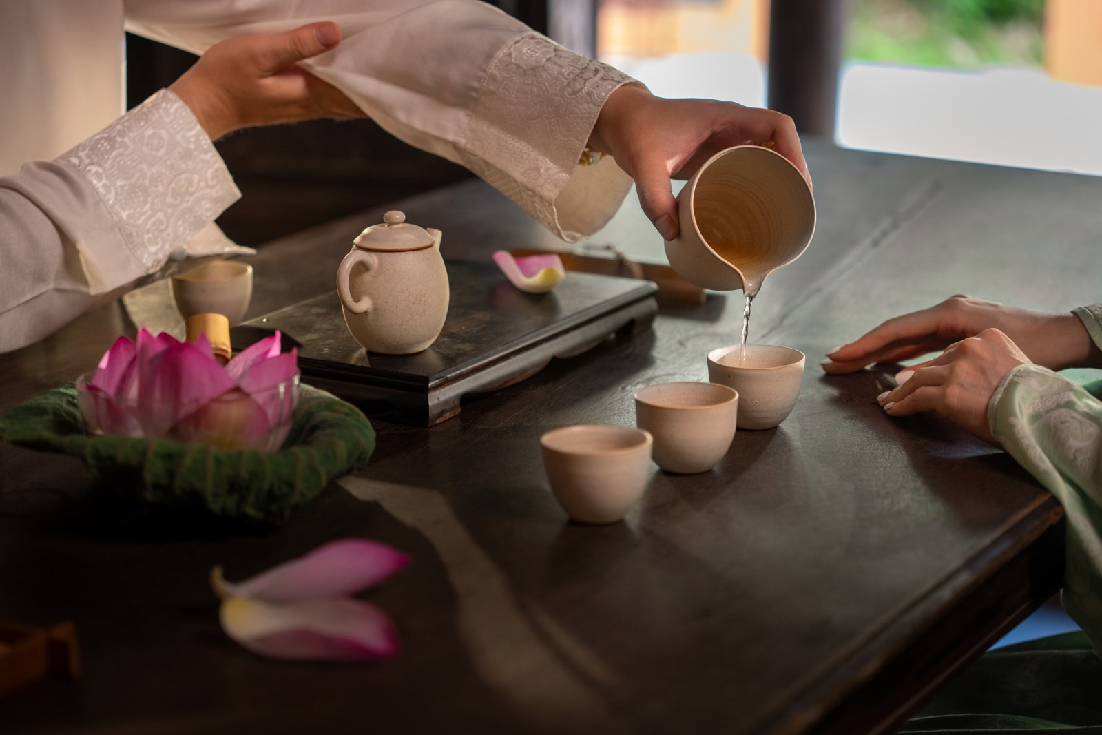 Trải nghiệm thưởng trà tại Jiva Hoa Lu Retreat