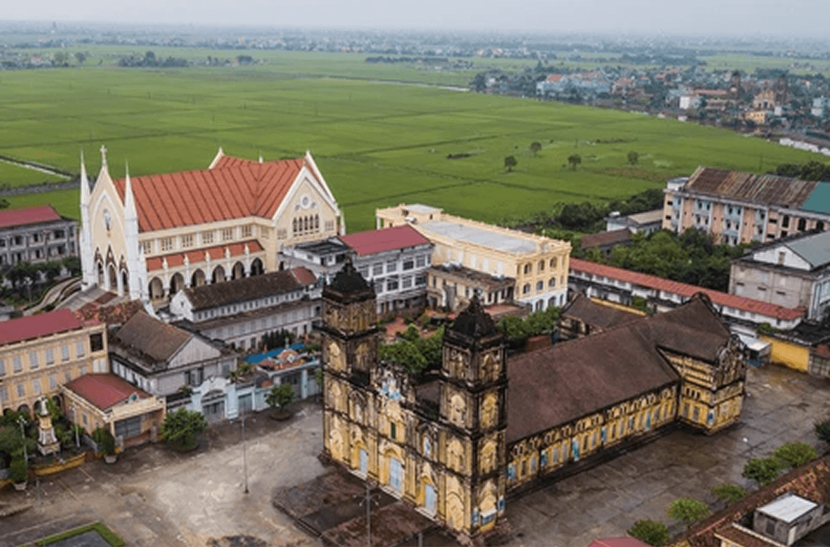 Kiến trúc độc đáo của Nhà Thờ Bùi Chu