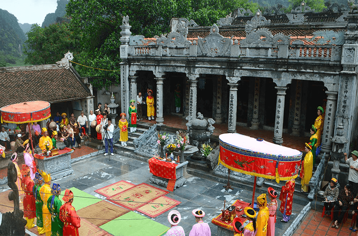 Lễ hội đền Thái Vi – Dấu ấn triều Trần giữa lòng Ninh Bình