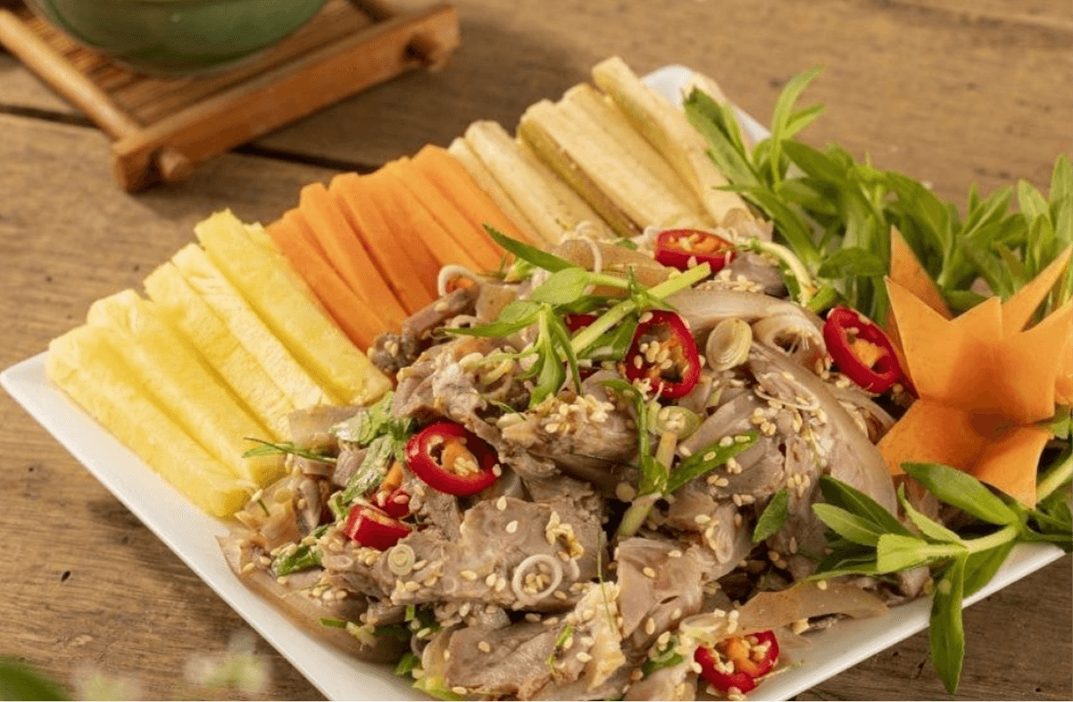 Thịt dê núi tái chanh