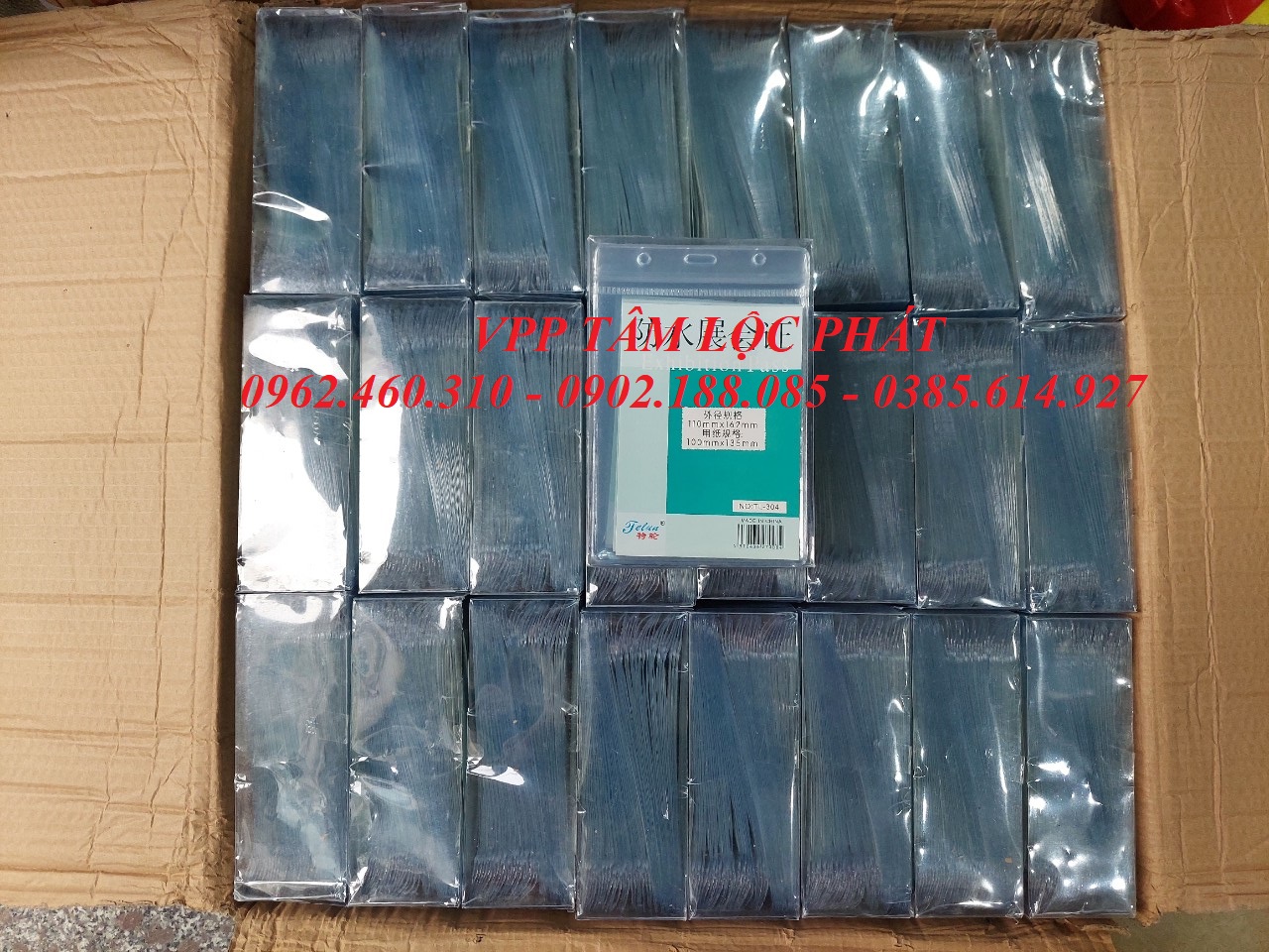 BAO THẺ TÊN 304 (LOẠI 1) chống thấm nước, KT 110*162mm