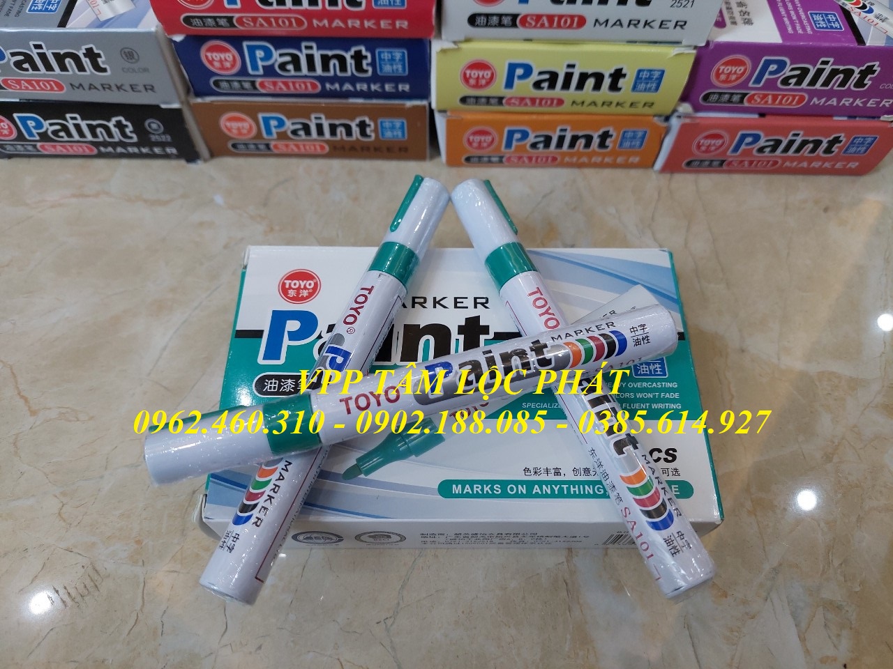 Bút Sơn Toyo XANH LÁ