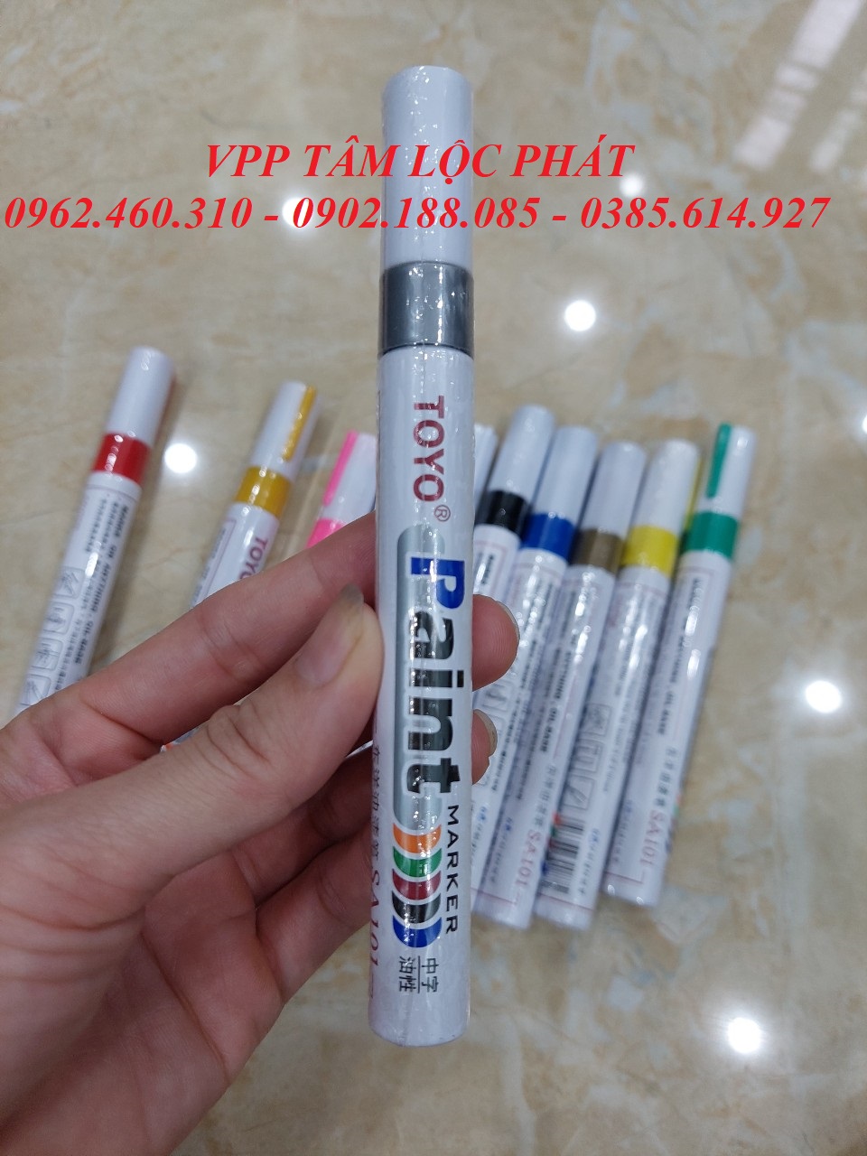 Bút Sơn Toyo BẠC