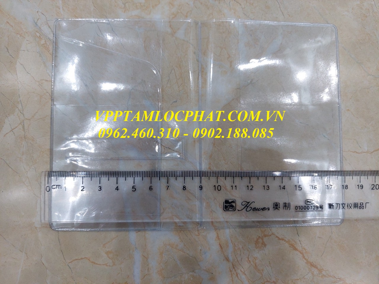 BAO ĐỰNG HỘ CHIẾU PASSPORT nhiều ngăn, trong suốt (loại 1)