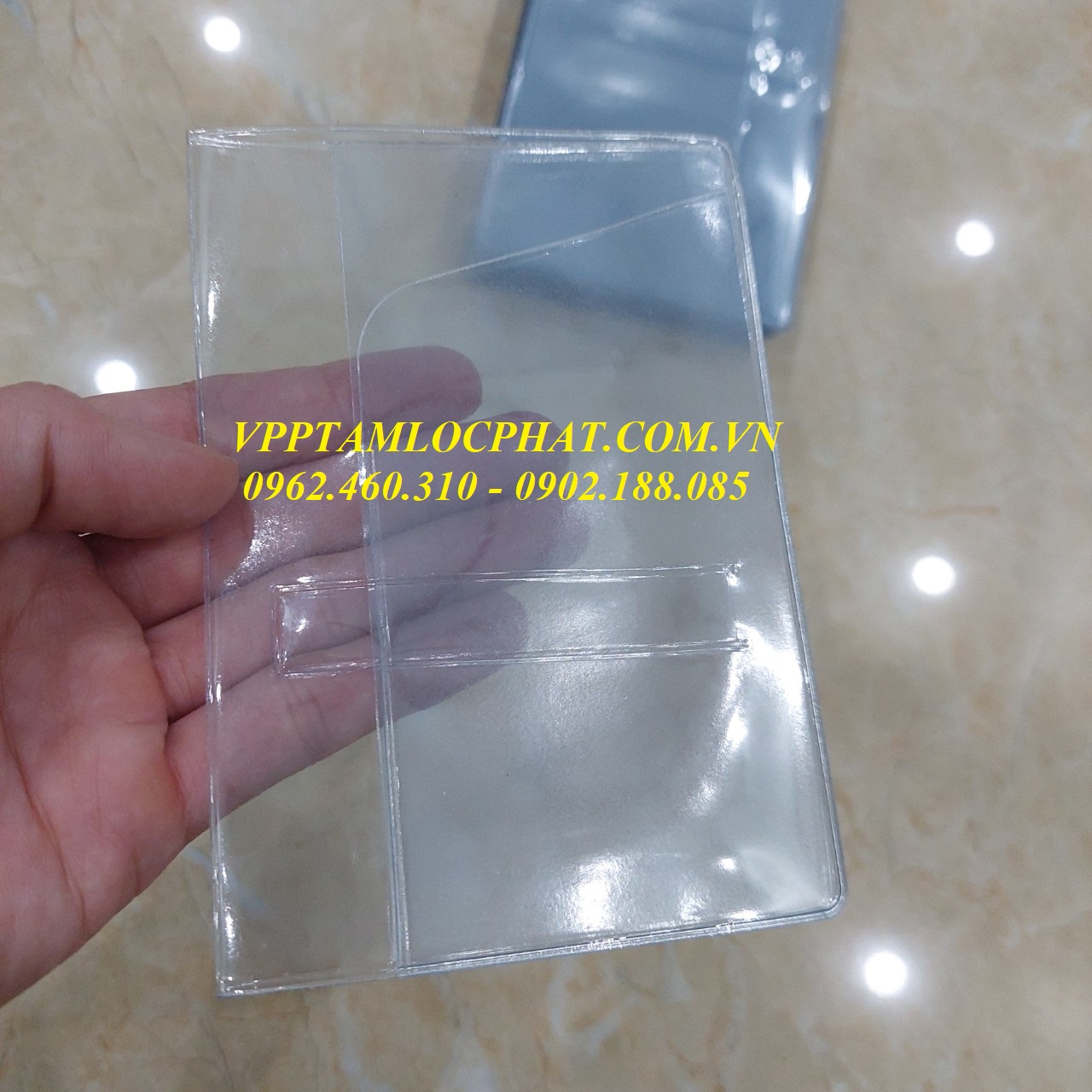 BAO ĐỰNG HỘ CHIẾU PASSPORT nhiều ngăn, trong suốt (loại 1)