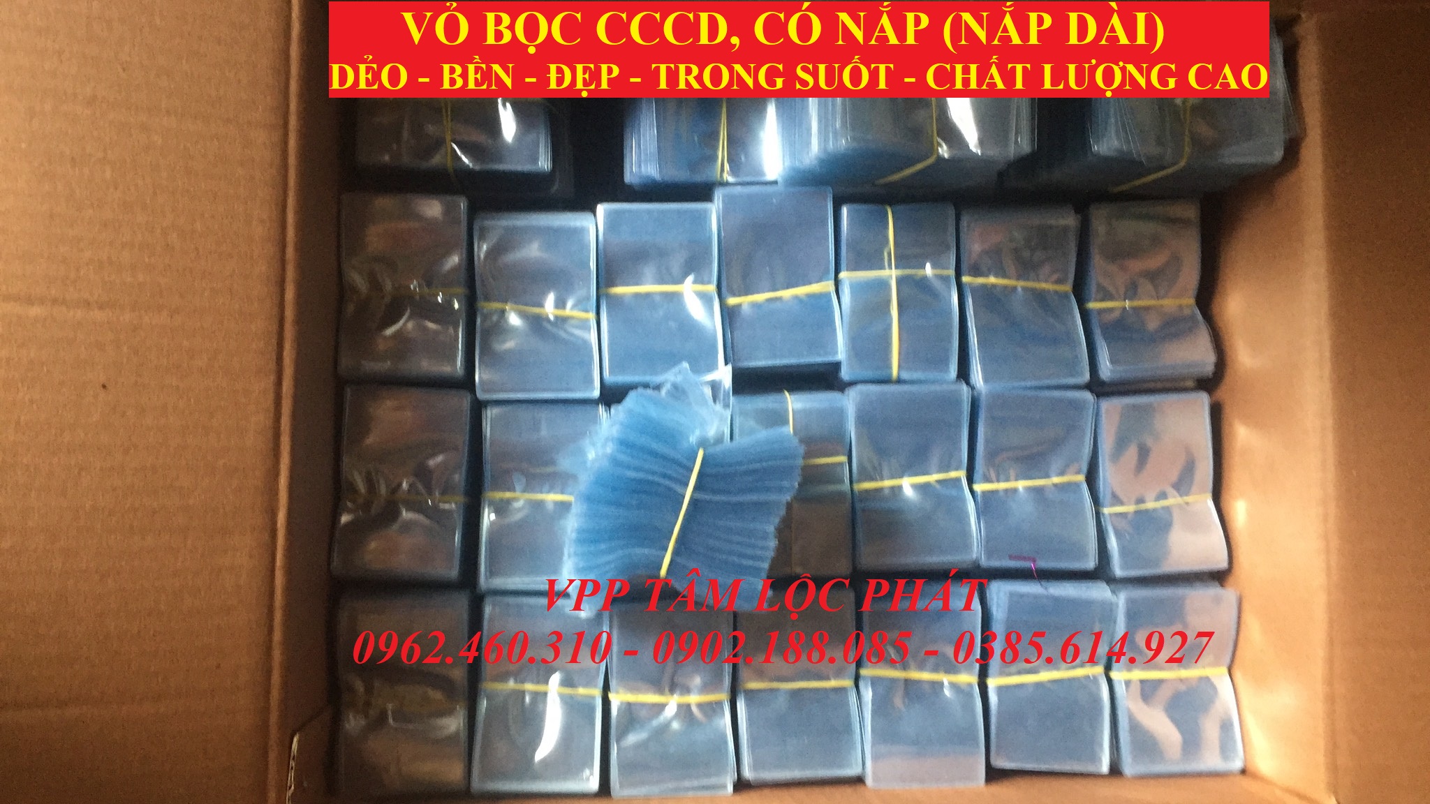 VỎ BỌC THẺ CCCD có nắp loại 1.5 dem, SỈ LH ĐỂ CÓ GIÁ TỐT NHẤT