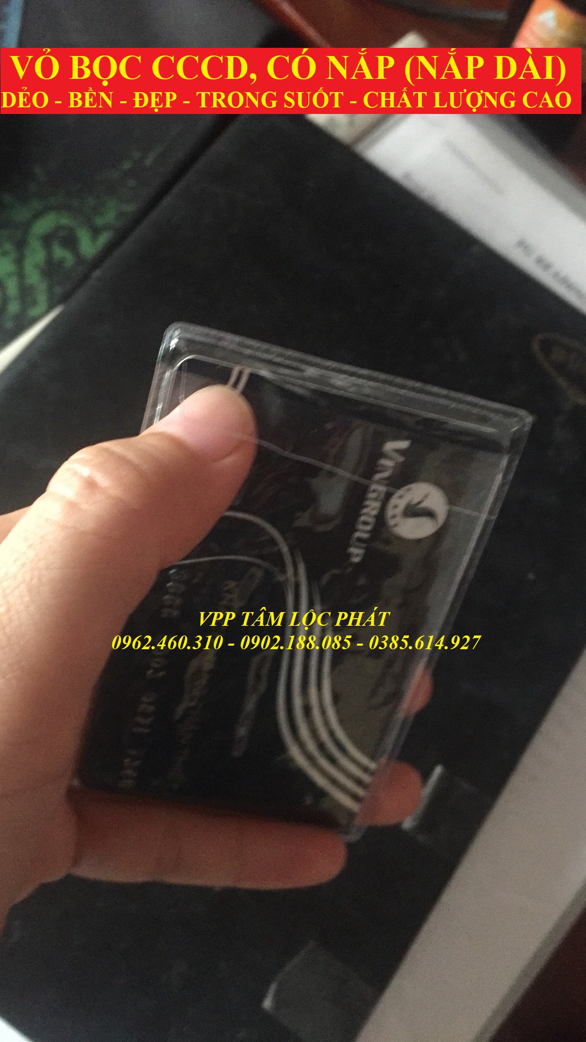 VỎ BỌC THẺ CCCD có nắp loại 1.5 dem, SỈ LH ĐỂ CÓ GIÁ TỐT NHẤT