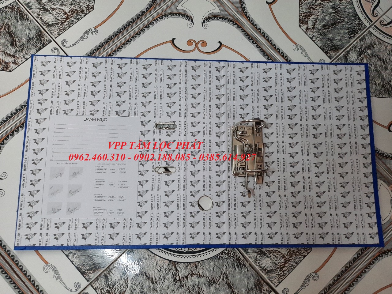 File còng bật 7cm Trà My 1561