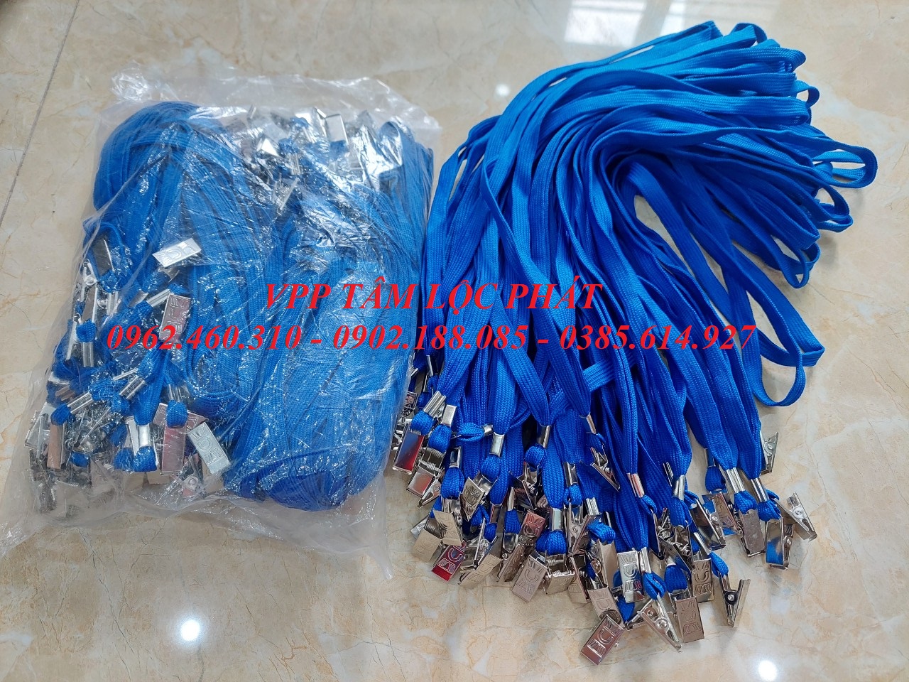 DÂY ĐEO THẺ DÂY DÙ KẸP SẮT (loại 1)