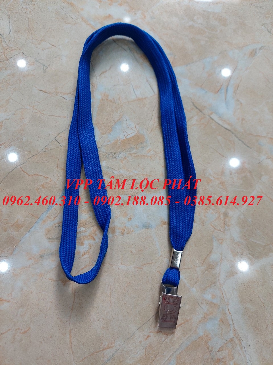 DÂY ĐEO THẺ DÂY DÙ KẸP SẮT (loại 1)