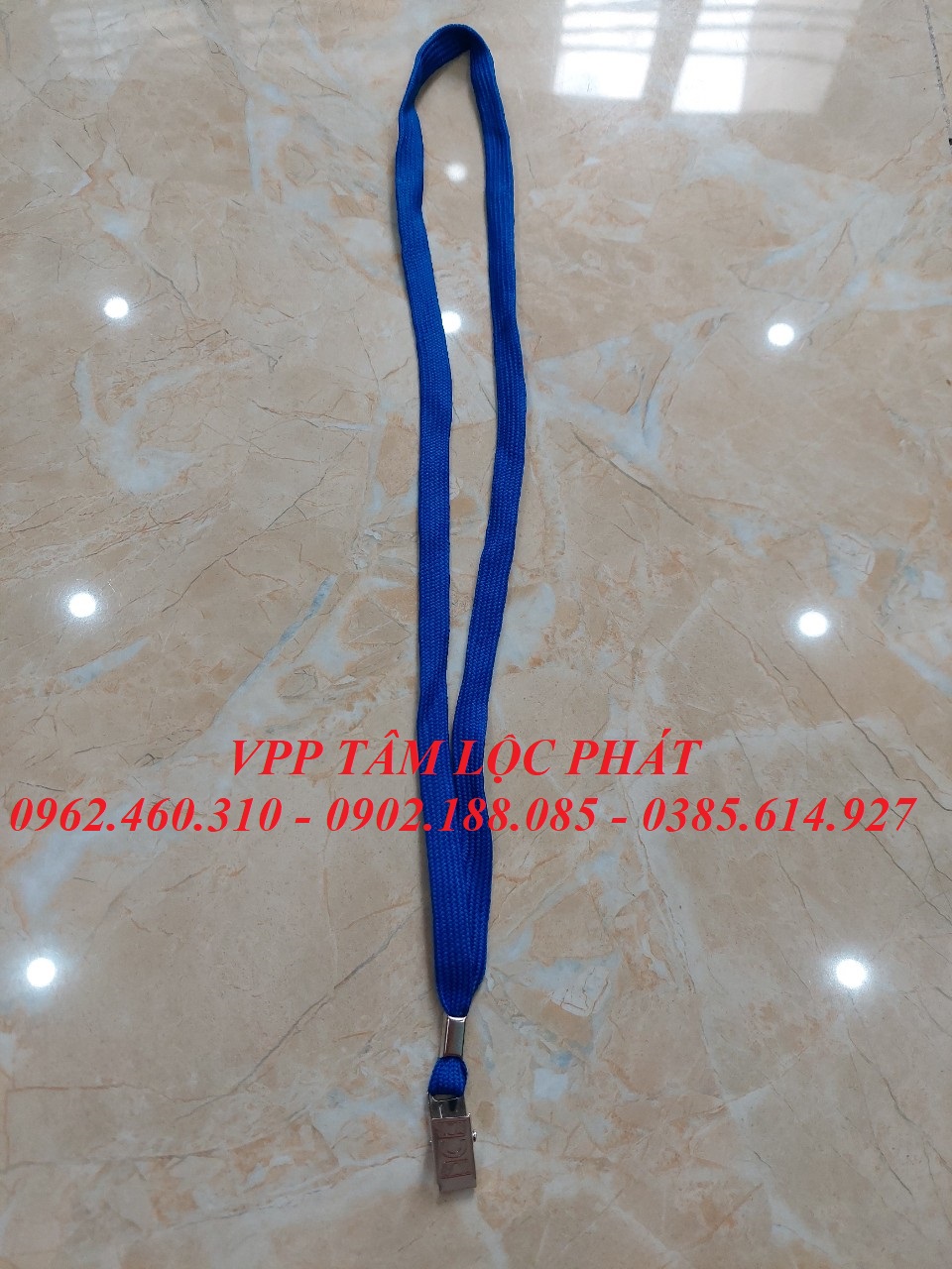 DÂY ĐEO THẺ DÂY DÙ KẸP SẮT (loại 1)