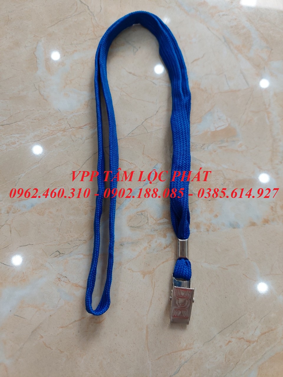 DÂY ĐEO THẺ DÂY DÙ KẸP SẮT (loại 1)