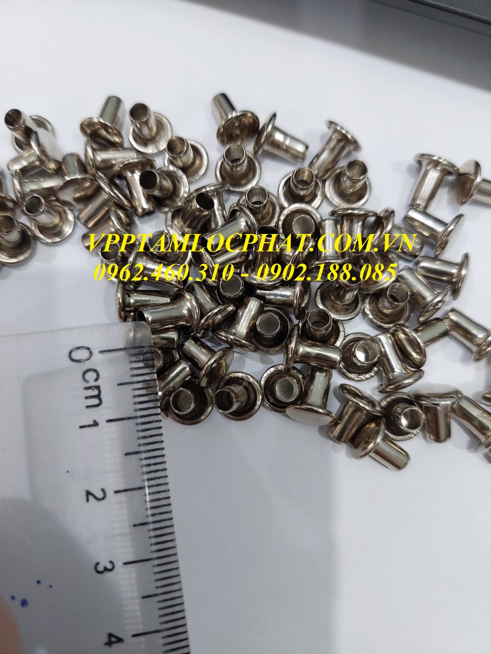 100 ĐINH TÁN (8*3.8*7mm) dùng cho khóa trình ký, khóa còng nhẫn, khóa còng bật,...