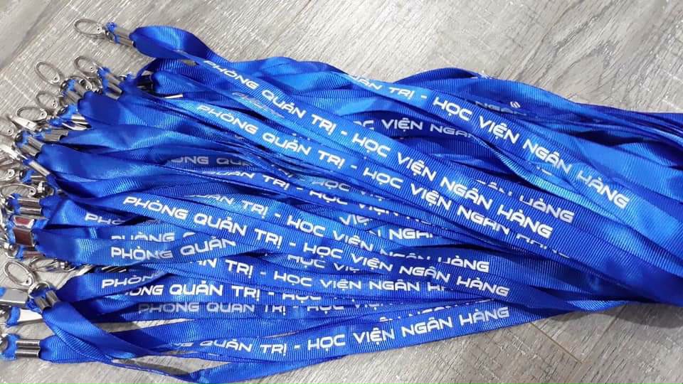 IN DÂY ĐEO THẺ  theo yêu cầu, GIÁ TẠI XƯỞNG (In chuyển nhiệt, in lưới...)