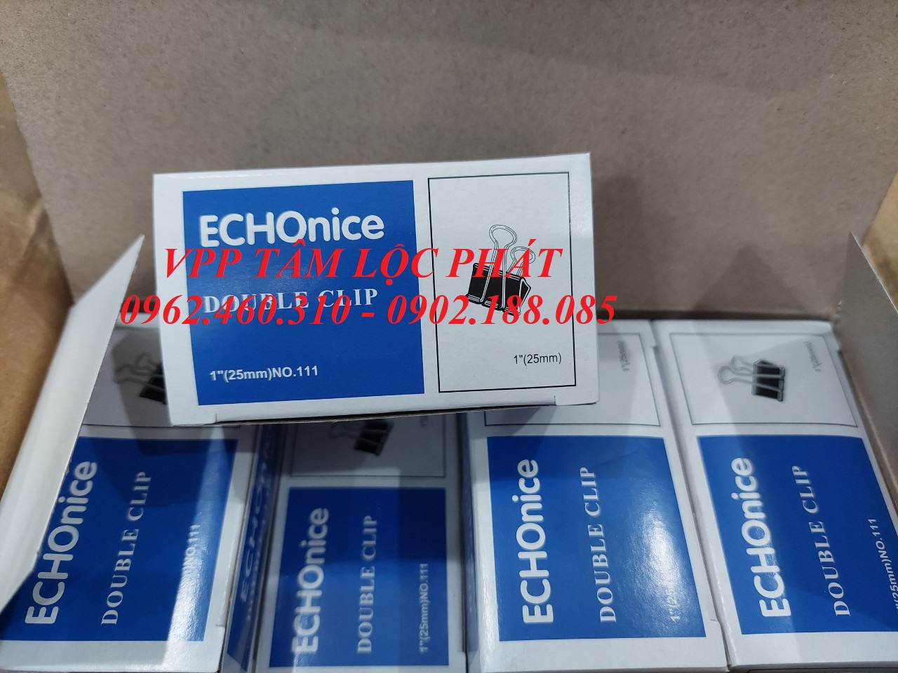 Hộp 12 chiếc Kẹp đen 25mm (HÀNG LOẠI 1)
