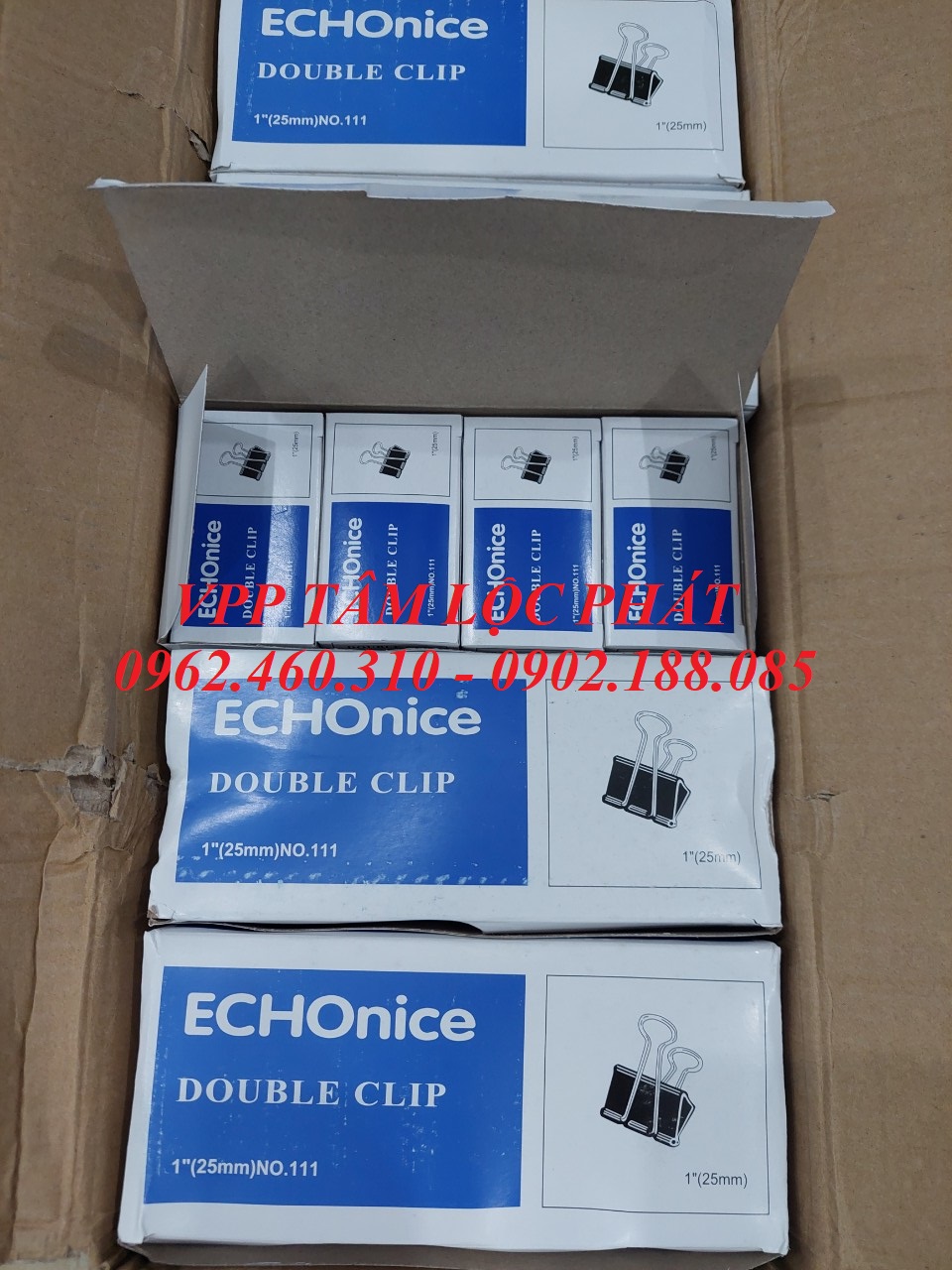 Hộp 12 chiếc Kẹp đen 25mm (HÀNG LOẠI 1)