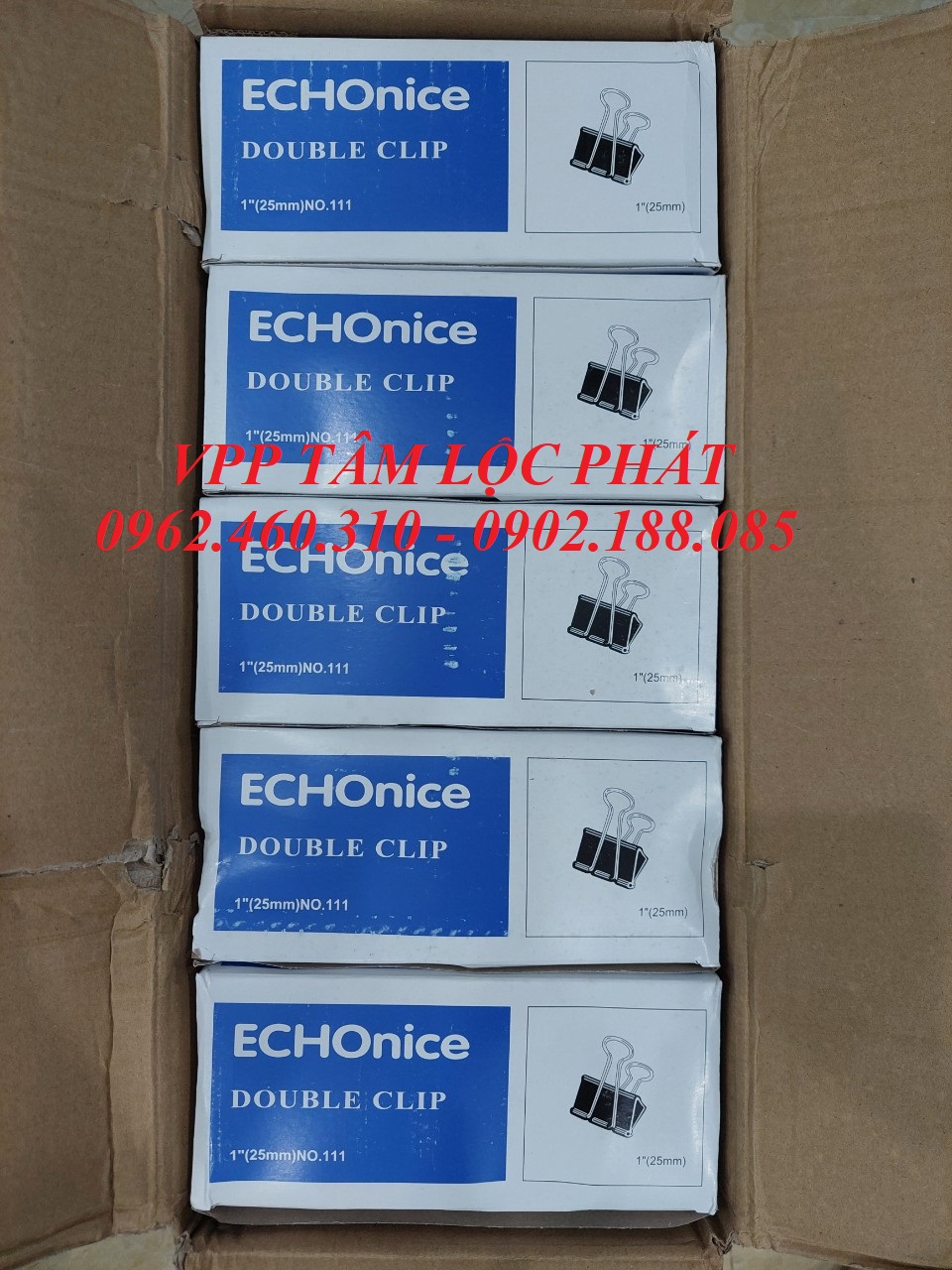 Hộp 12 chiếc Kẹp đen 25mm (HÀNG LOẠI 1)