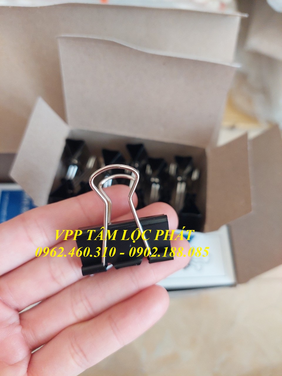 Hộp 12 chiếc Kẹp đen 32mm (HÀNG LOẠI 1)