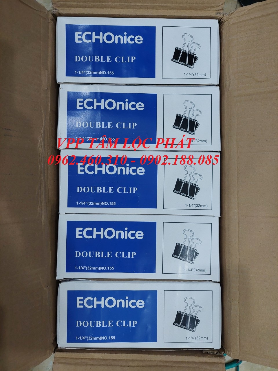 Hộp 12 chiếc Kẹp đen 32mm (HÀNG LOẠI 1)