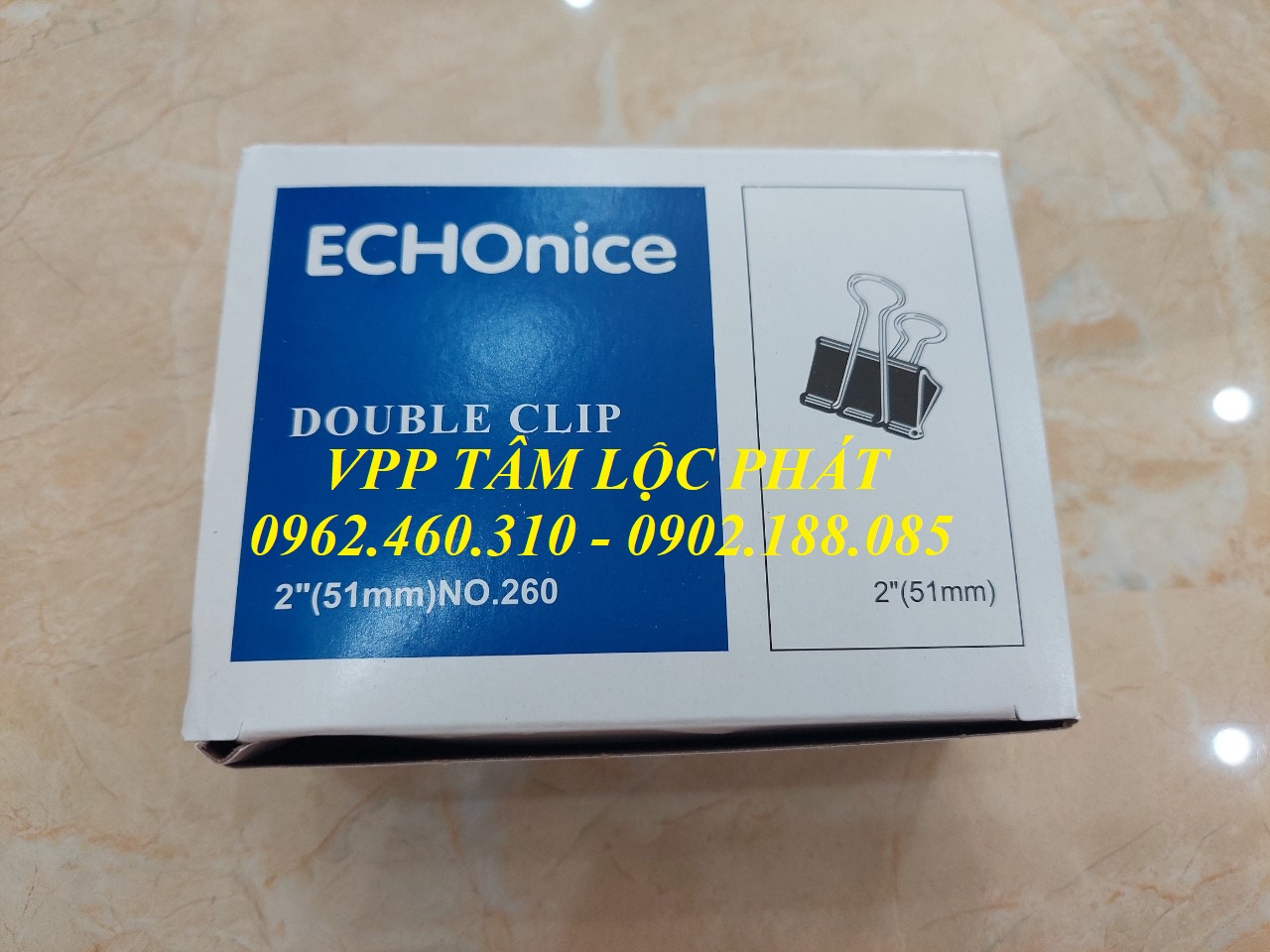 Hộp 12 chiếc Kẹp đen 51mm (HÀNG LOẠI 1)