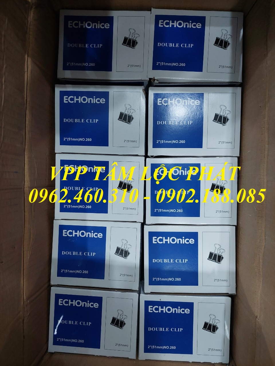 Hộp 12 chiếc Kẹp đen 51mm (HÀNG LOẠI 1)