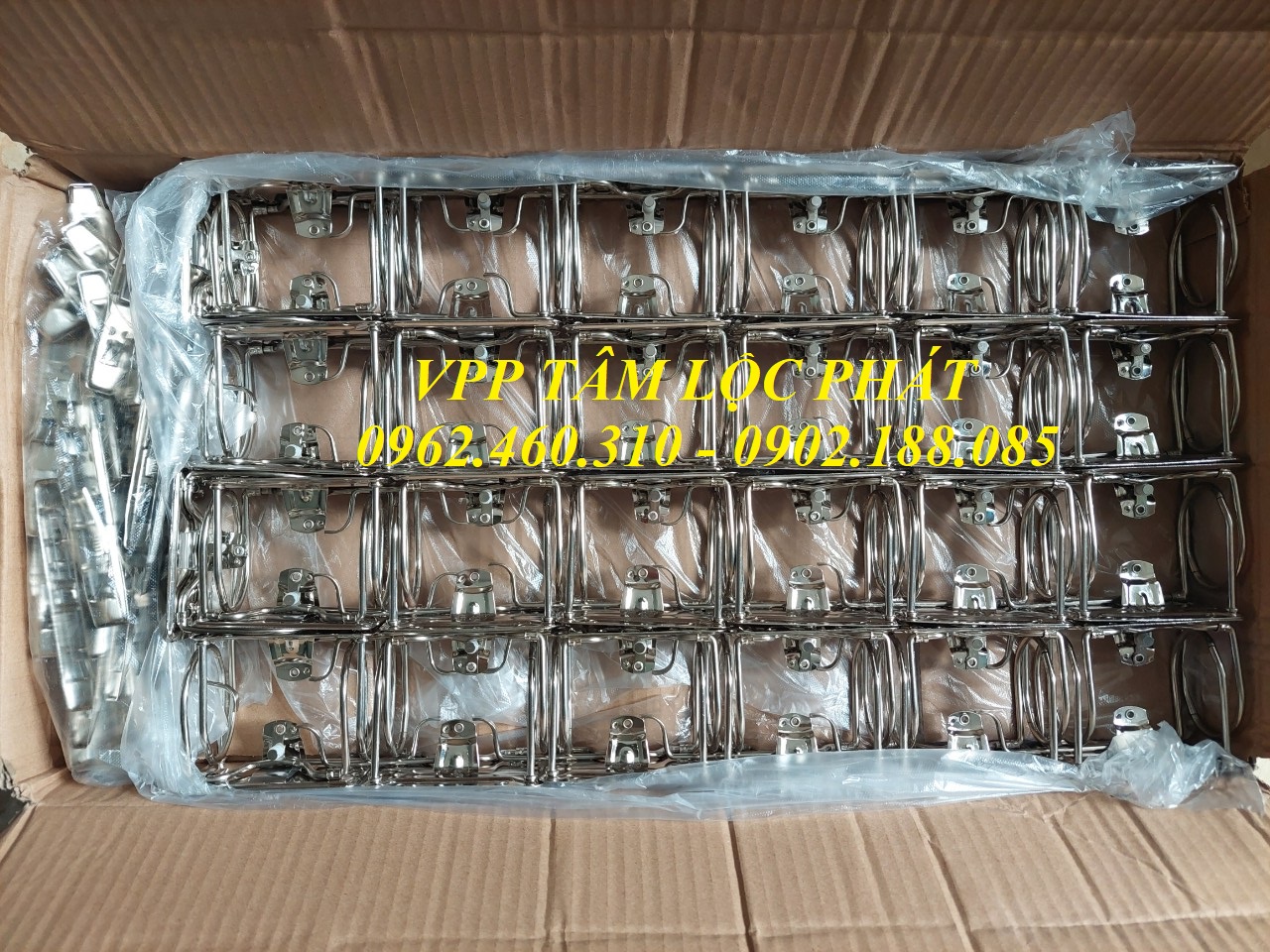 Khóa còng bật 7cm Trà My (gồm khóa còng + nẹp còng)