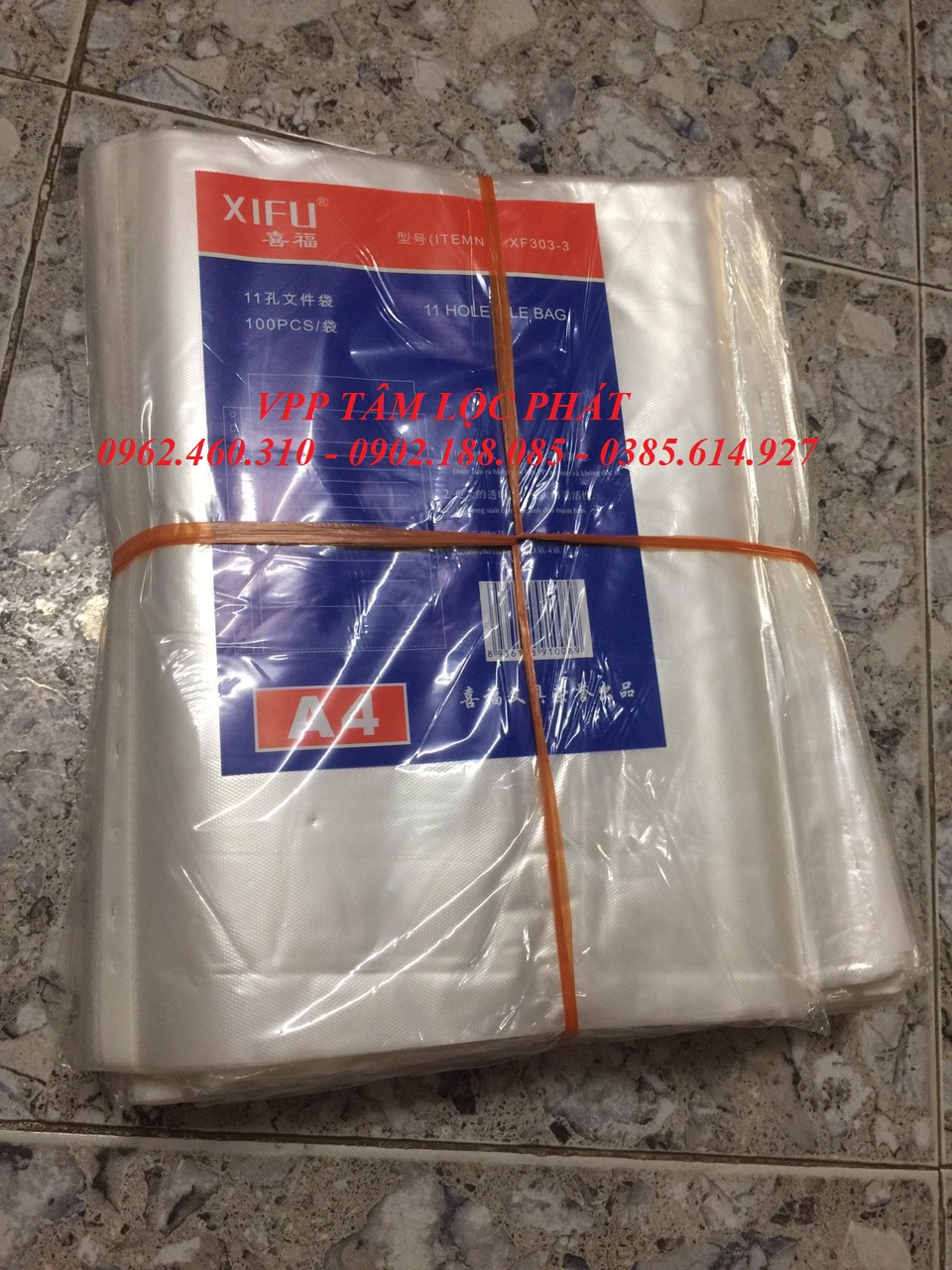Sơ mi lỗ Xifu xanh (100 chiếc/tập)