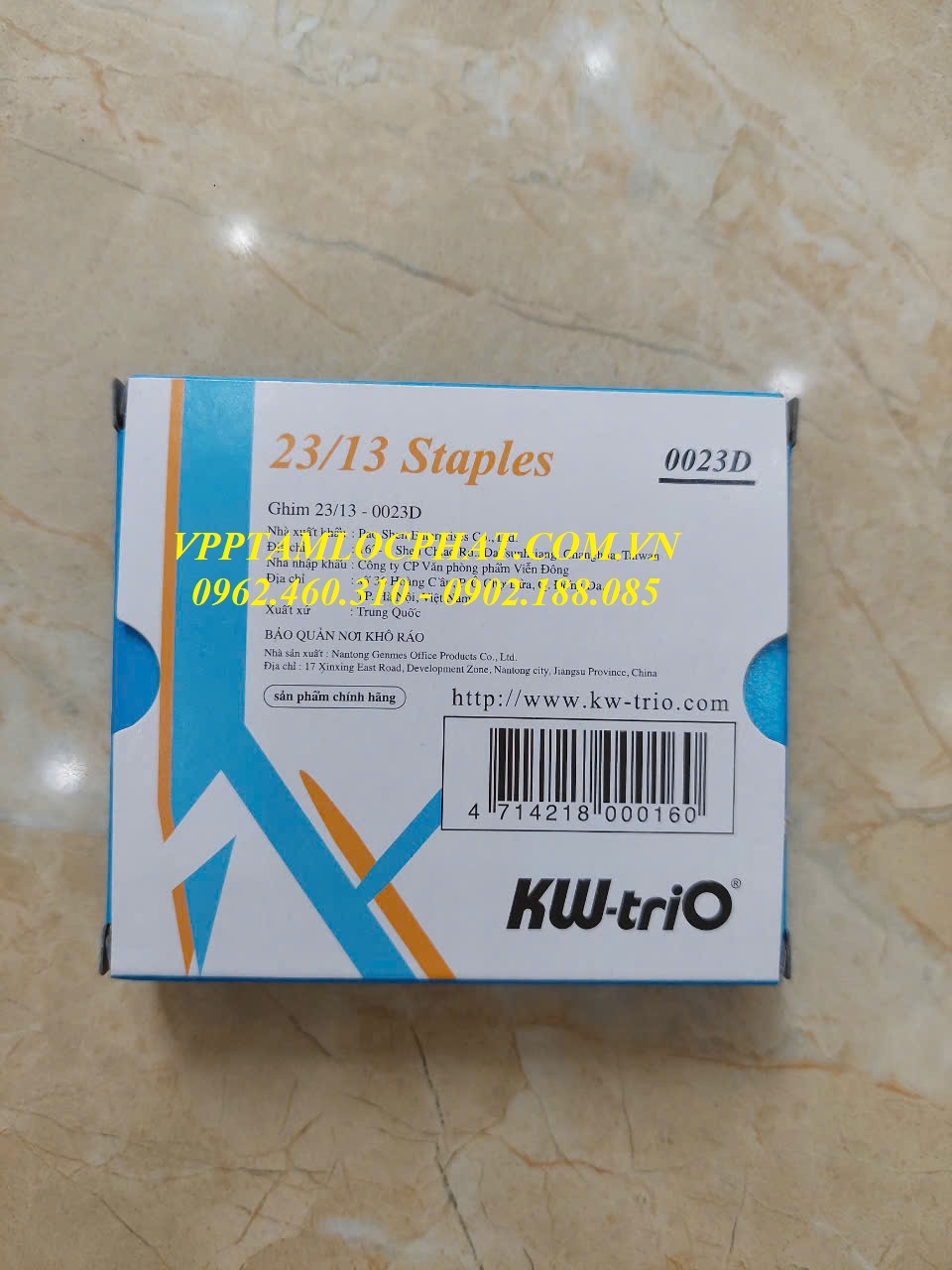 Đạn ghim KW-TriO 23/13 (100 tờ), HÀNG CHÍNH HÃNG