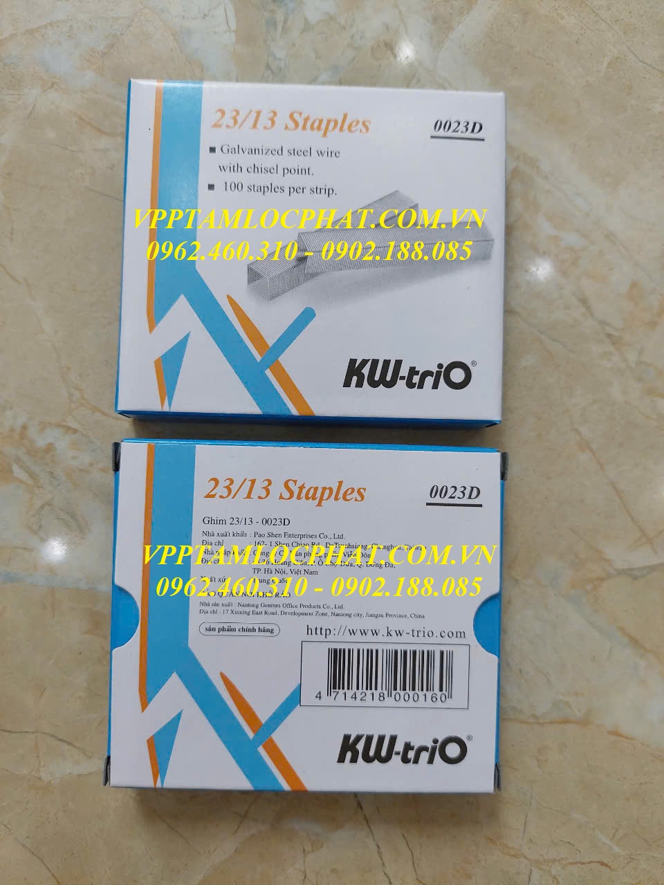 Đạn ghim KW-TriO 23/13 (100 tờ), HÀNG CHÍNH HÃNG