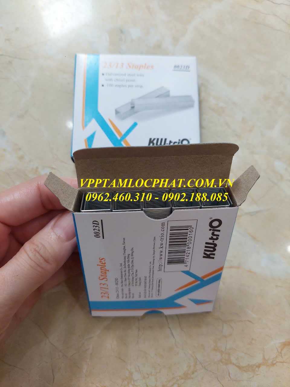 Đạn ghim KW-TriO 23/13 (100 tờ), HÀNG CHÍNH HÃNG