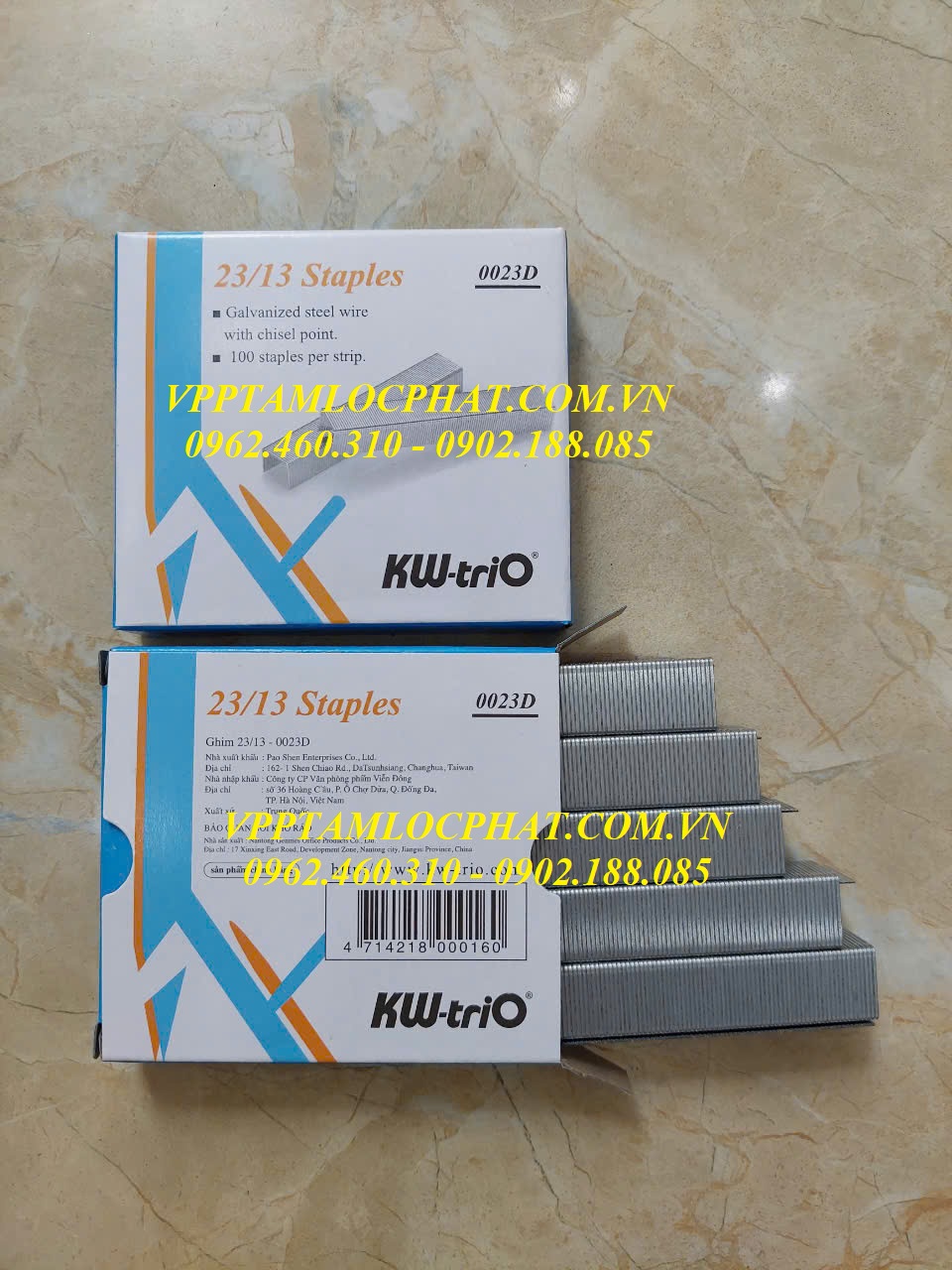 Đạn ghim KW-TriO 23/13 (100 tờ), HÀNG CHÍNH HÃNG