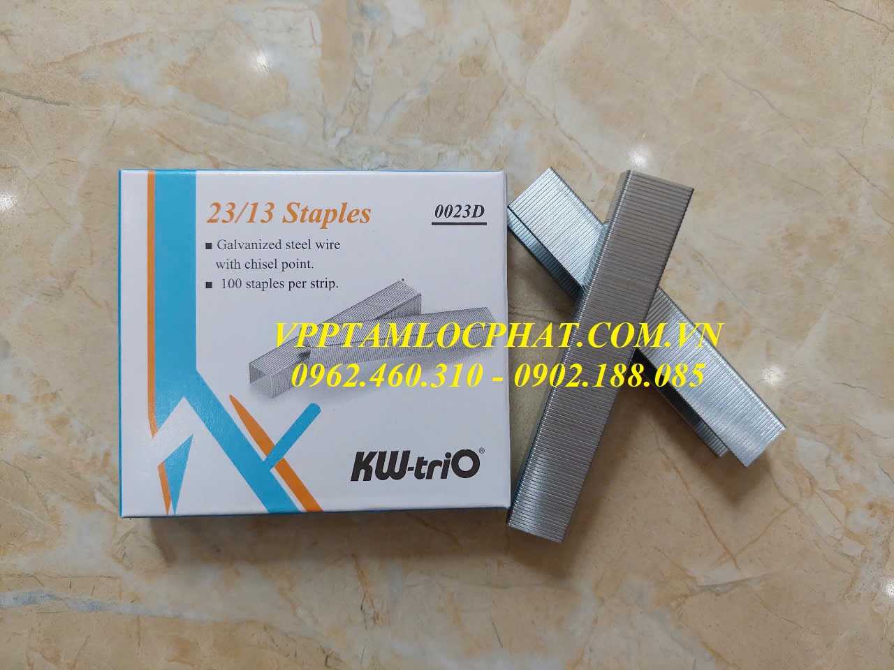 Đạn ghim KW-TriO 23/13 (100 tờ), HÀNG CHÍNH HÃNG
