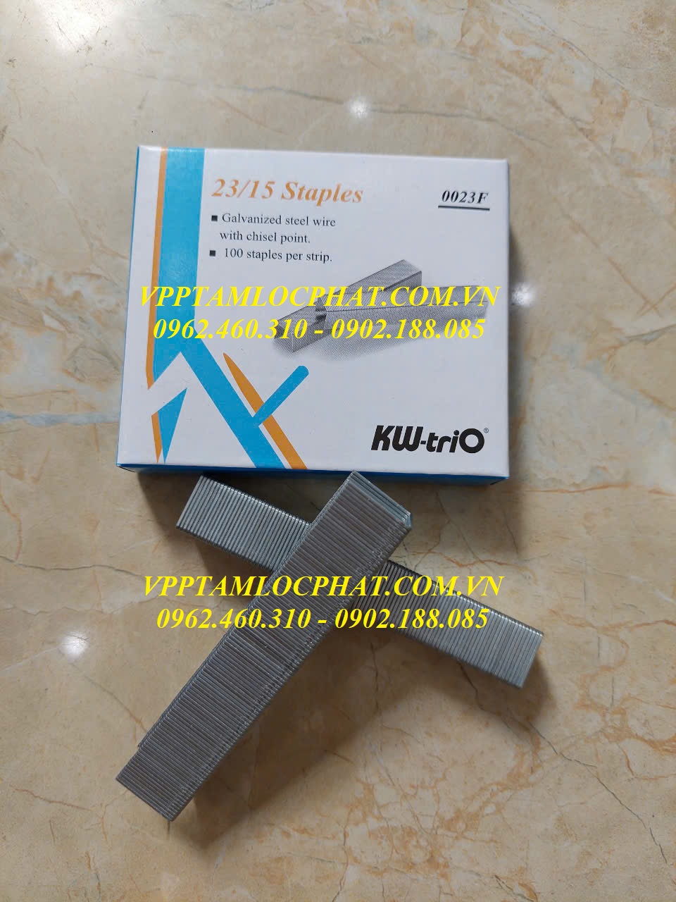 Đạn ghim KW-TriO 23/15 (120 tờ), HÀNG CHÍNH HÃNG