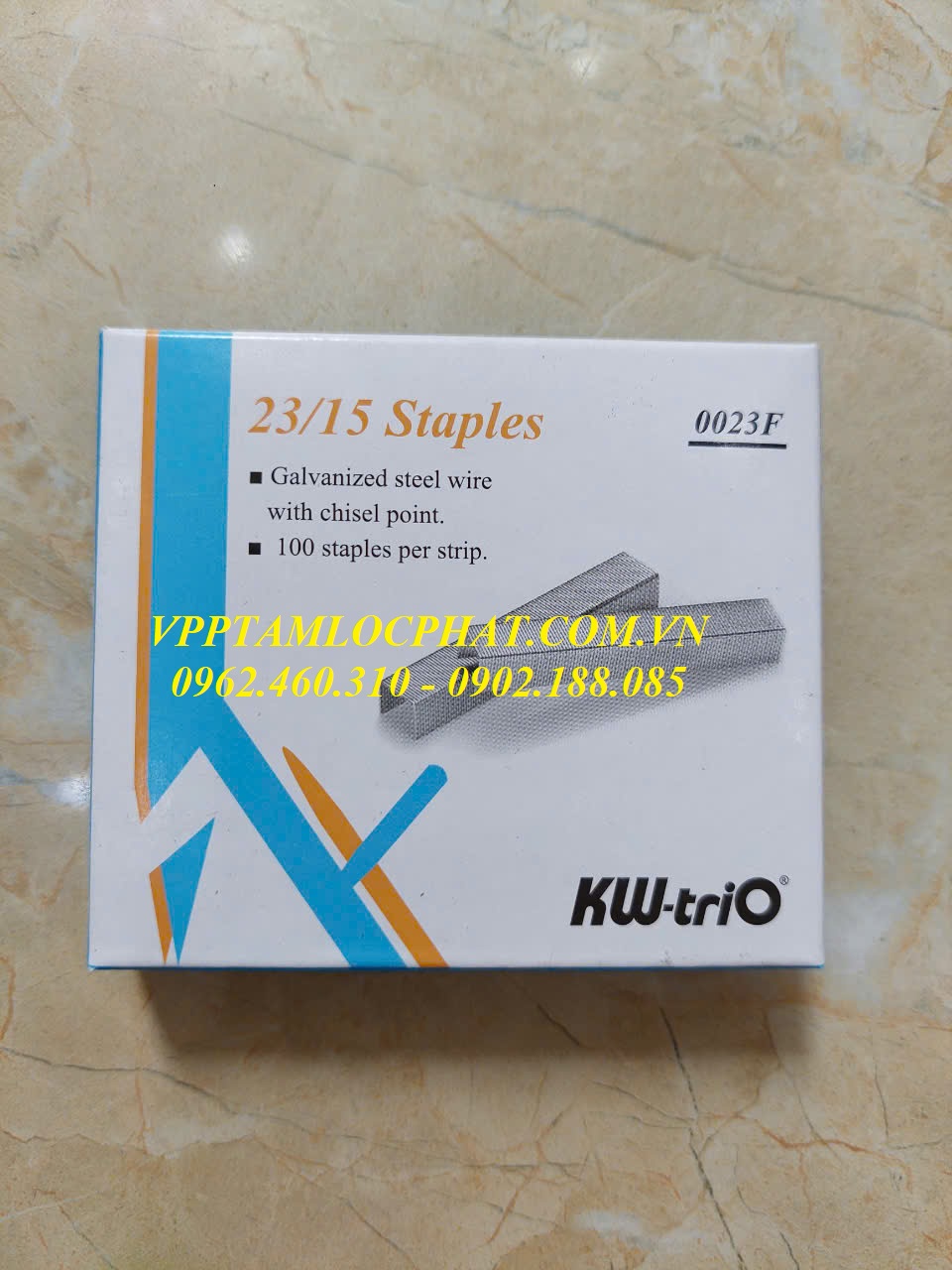 Đạn ghim KW-TriO 23/15 (120 tờ), HÀNG CHÍNH HÃNG