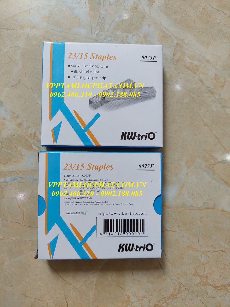 Đạn ghim KW-TriO 23/15 (120 tờ), HÀNG CHÍNH HÃNG