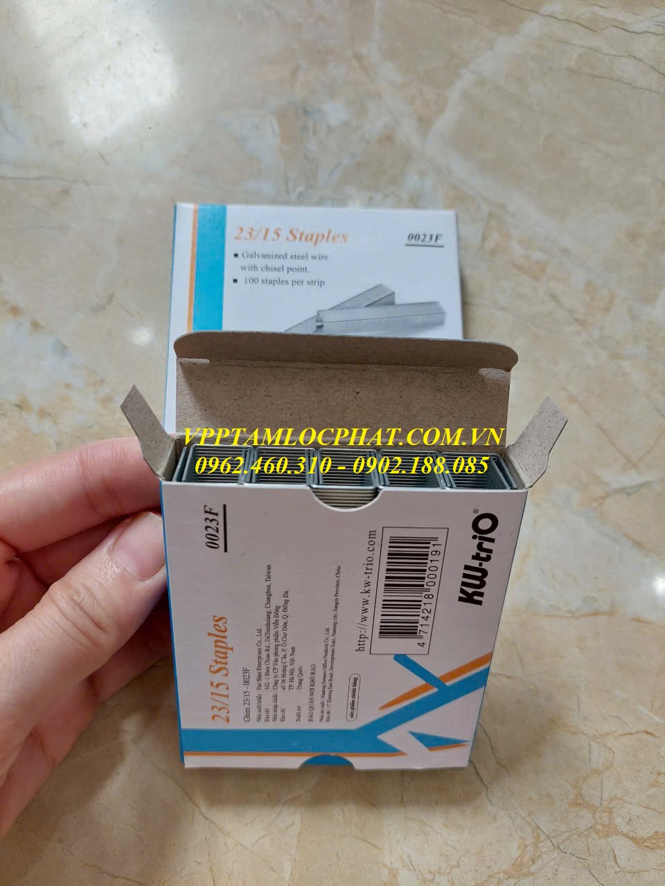 Đạn ghim KW-TriO 23/15 (120 tờ), HÀNG CHÍNH HÃNG