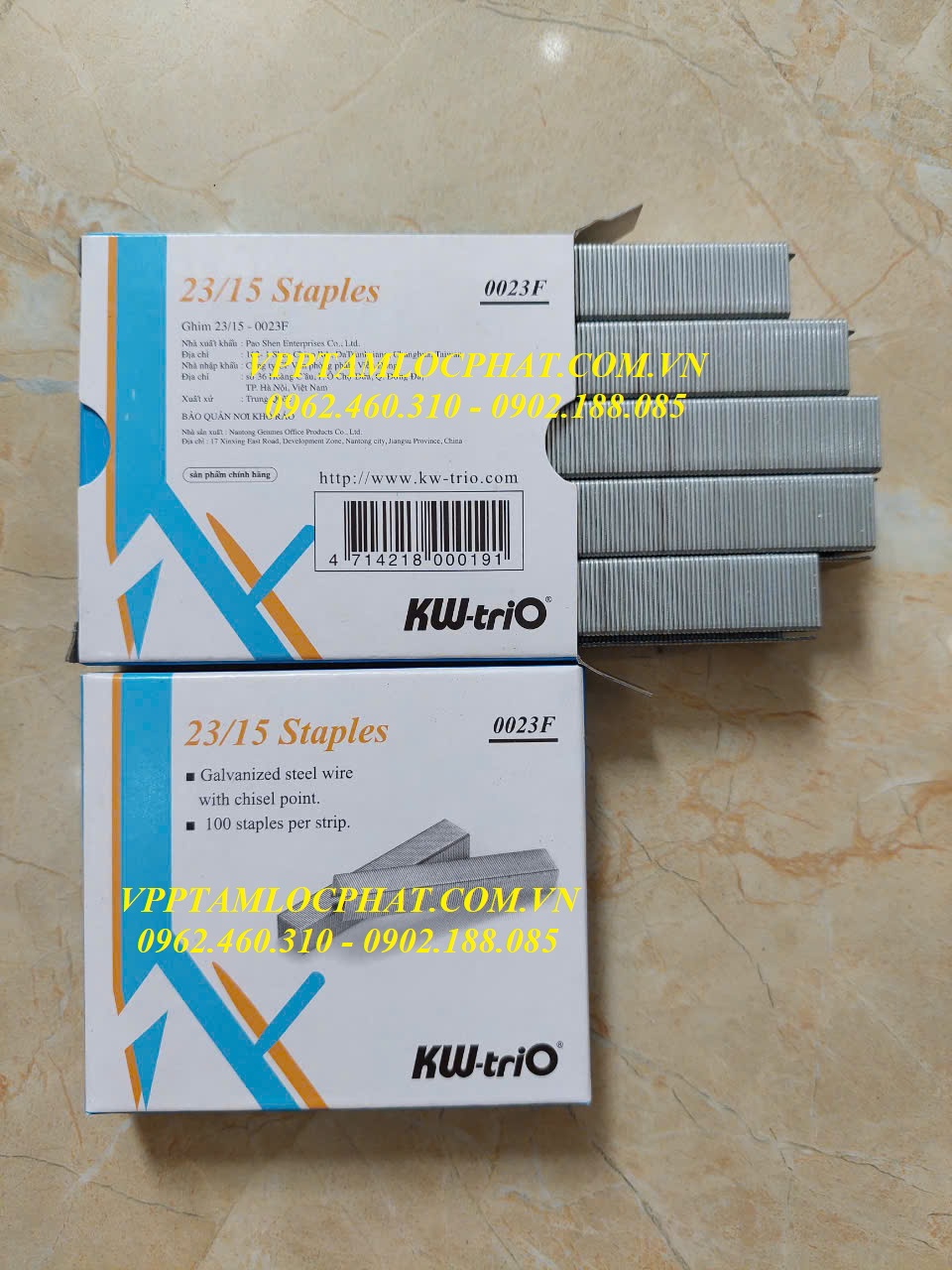 Đạn ghim KW-TriO 23/15 (120 tờ), HÀNG CHÍNH HÃNG