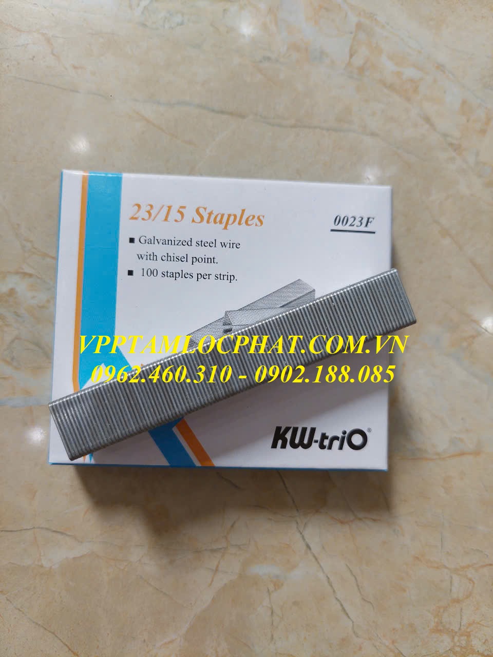 Đạn ghim KW-TriO 23/15 (120 tờ), HÀNG CHÍNH HÃNG