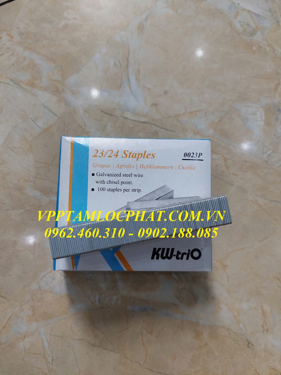 Đạn ghim KW-TriO 23/24 (240 tờ), HÀNG CHÍNH HÃNG